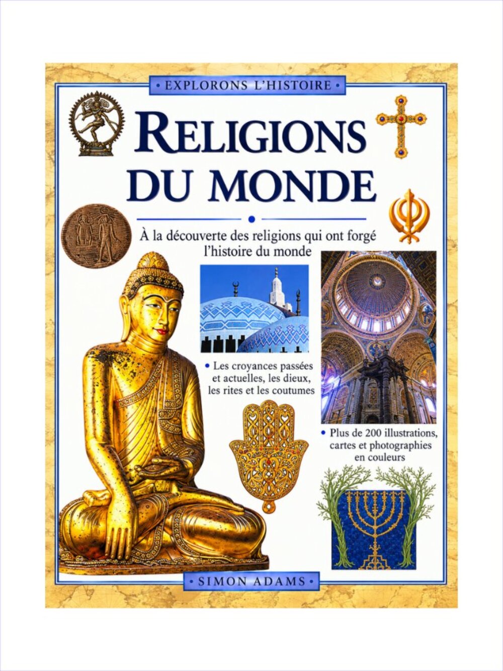 Religions Du Monde French Children Educational Book Brand New Add-On Item